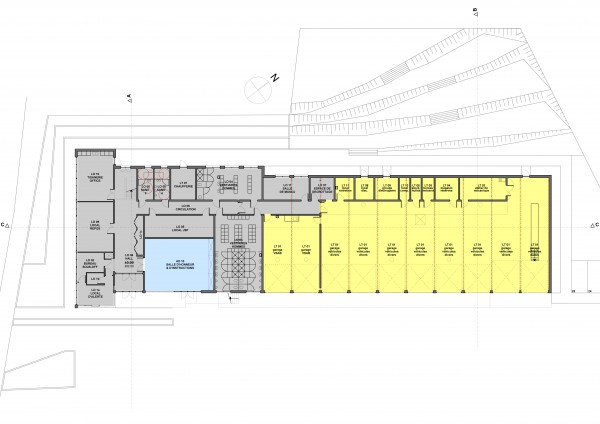 PLAN REZ-DE-CHAUSSEE / AGENCE BERNARD CHINOURS