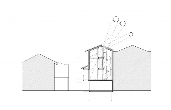 coupe transversale / Bertrand Digneaux Architecte