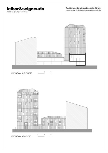 Elévations / Agence Leibar & Seigneurin