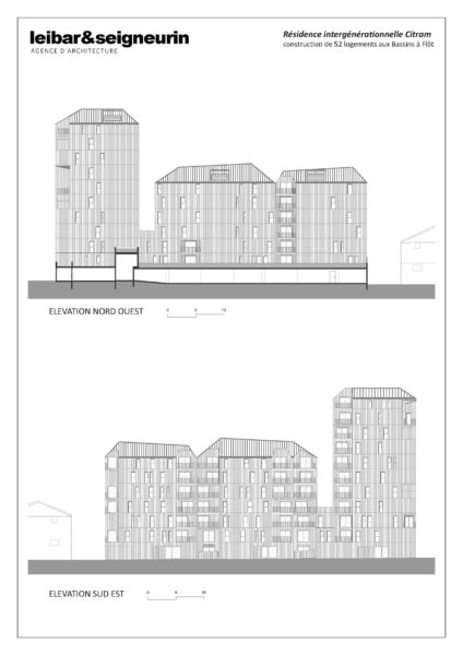 Elévations / Agence Leibar & Seigneurin
