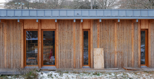 Vue 5 - vue rapprochée de l'élévation Sud Est / Atelier du Rouget