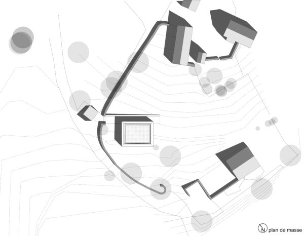 Plan de masse / Atelier du Rouget