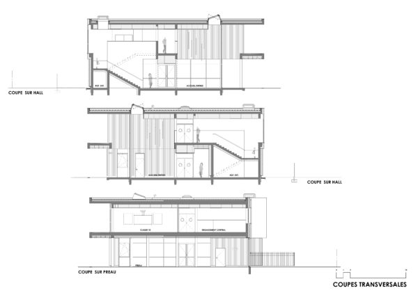 Coupes / Eric Wirth Architecte