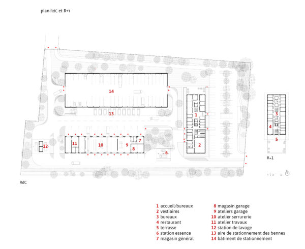 plan RDC et R+1 / MHJV