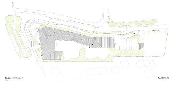 Plan de Masse / CAMBORDE Architectes