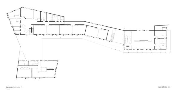 Plan général du RDC / CAMBORDE Architectes