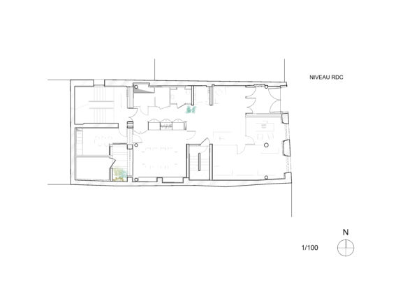 Plan RDC / Faye Architectes