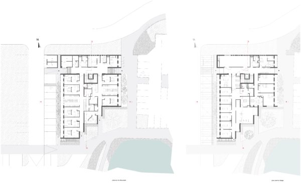 plans des niveaux / corset-roche & associés