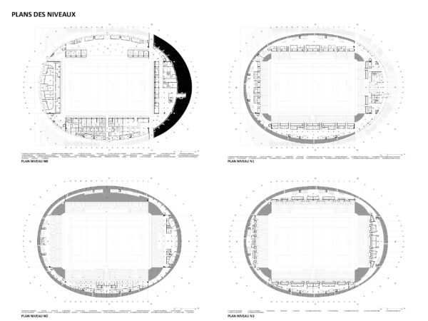 Plans des niveaux / Atelier Ferret Architectures