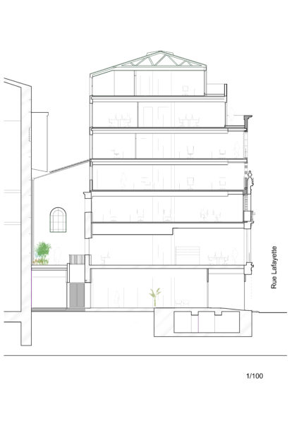 Coupe / Faye Architectes