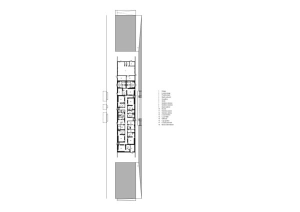plan de niveau des annexes / Olgga/Atelier Cambium