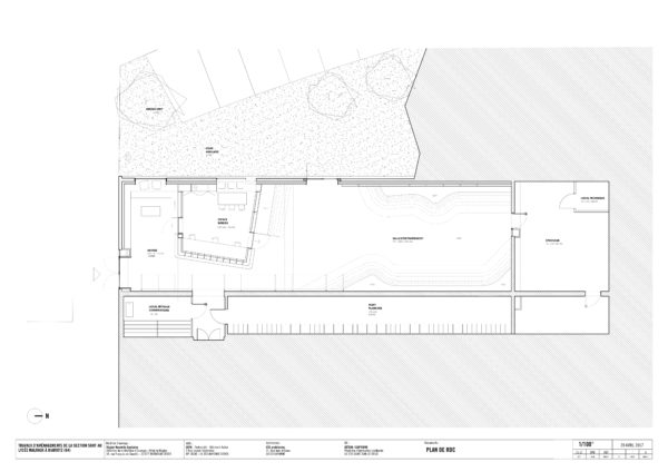 Plan de RDC / V2S architectes