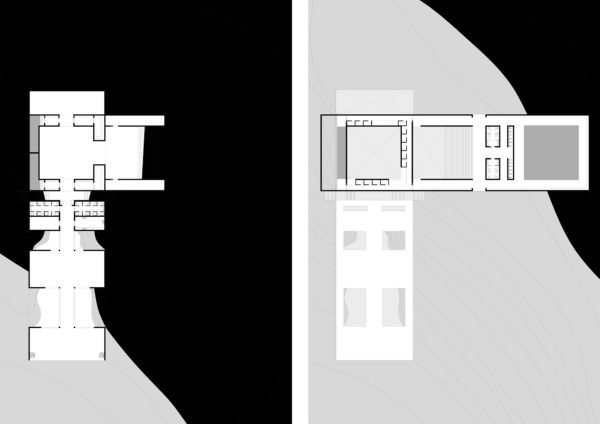 Plans du projet temple profane / Gautier BAUFILS