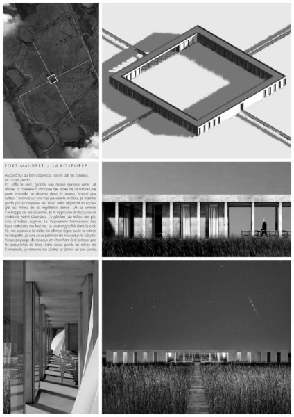 Plaquette résumé projet Port-maubert - un clotre perdu / Gautier BAUFILS