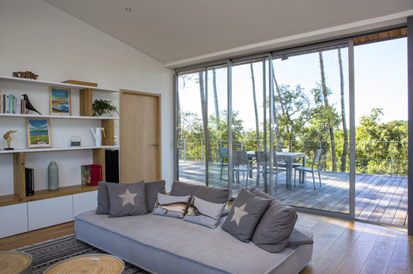vue salon maison Hossegor / M Etcheverria photographe
