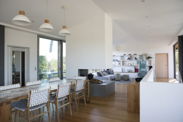 vue séjour maison Hossegor / M Etcheverria photographe