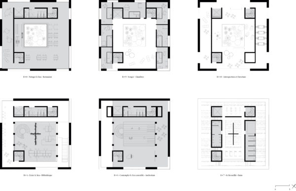 Contempler, se recueillir et partager - Intentions architecturales / Sophie Renard
