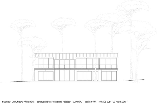 façade Sud / HOERNER ORDONNEAU architectures