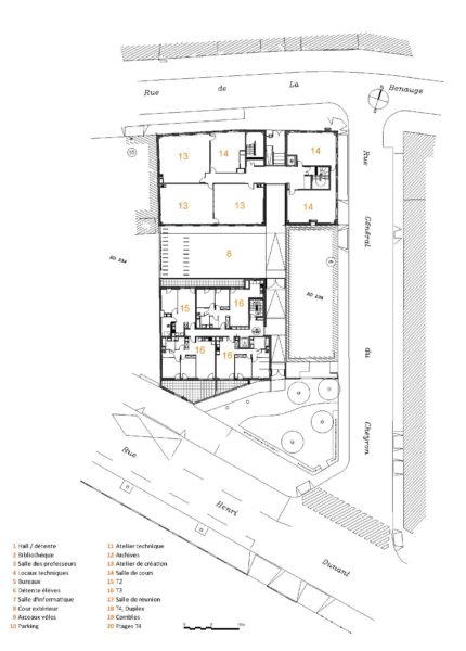 Plan niveau r+1 / Mog architectes