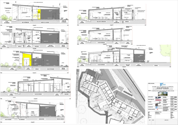 PLAN DE COUPES / Blamm Architecture