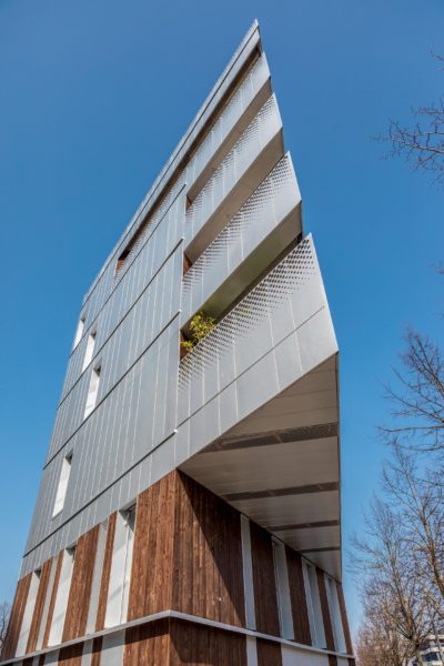 pointe sud du bâtiment / Benjamin Guénault