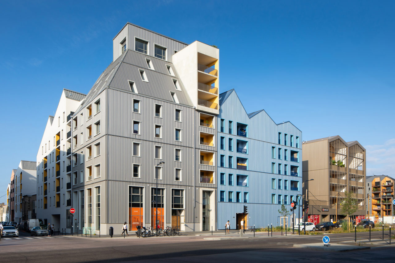 Ilot C10 - Vue depuis angle rue Lucien Faure et cours Balguerie-Stuttenberg / Arthur Péquin photographe