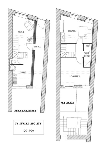 T3 DUPLEX RDC RUE / Alix BERARD