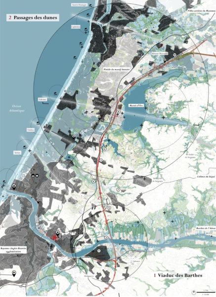 La ligne comme support d’articulation des espaces  naturels sensibles du littoral et des collines du Séqué / Anaïs Costeramon
