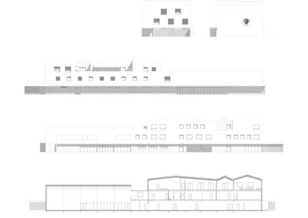 façades coupes / architectes
