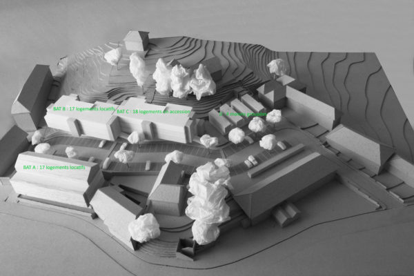maquette étude en phase APS / ALC ARCHITECTES