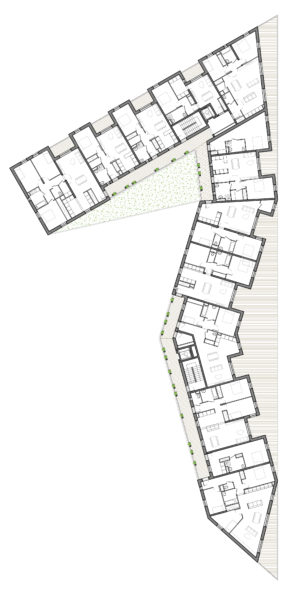 plan étage logements / Moon Safari