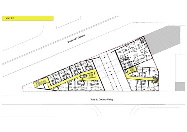 Plan R+1 / Agence lah-at