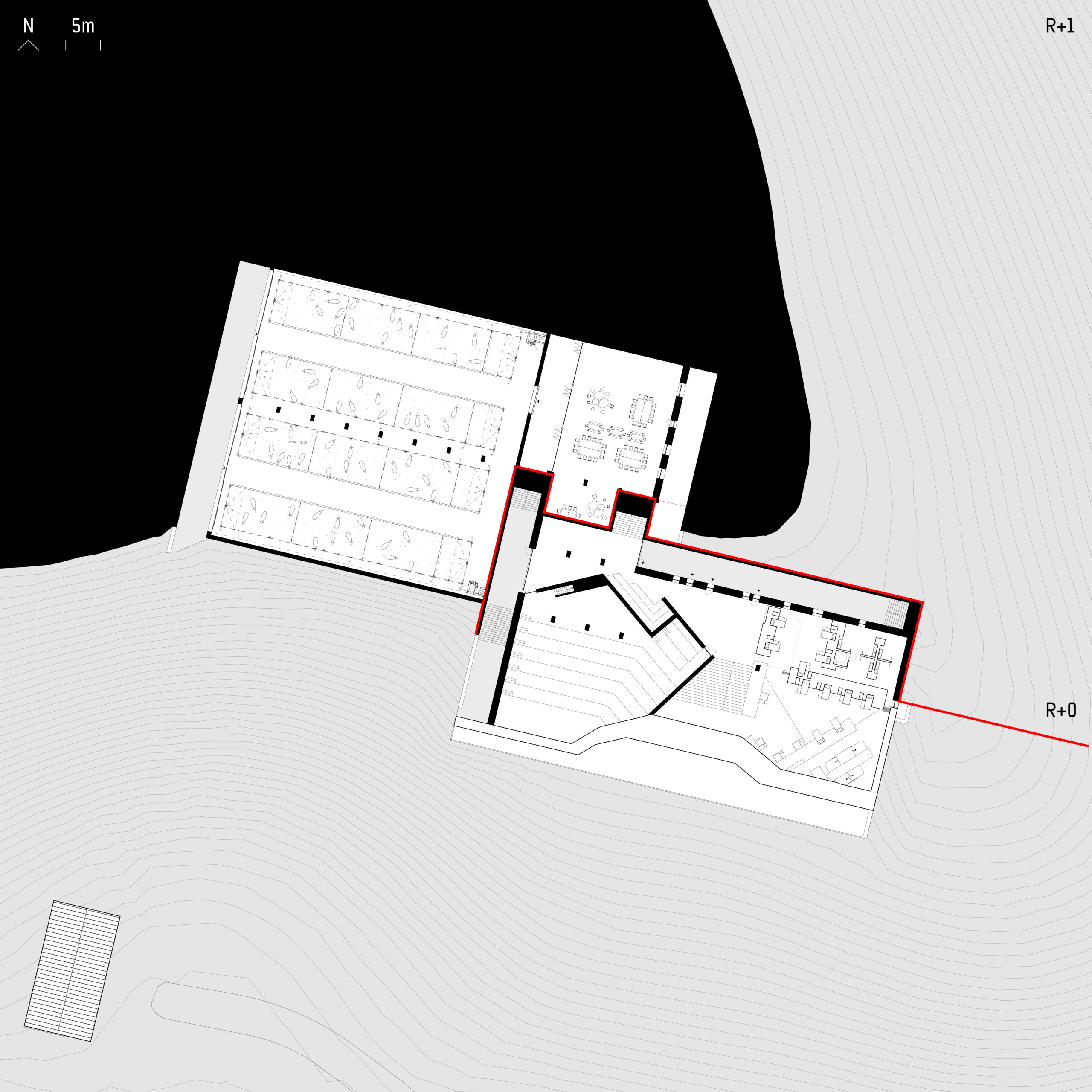 Plan R+0 et R+1 / Martin GAUFRYAU