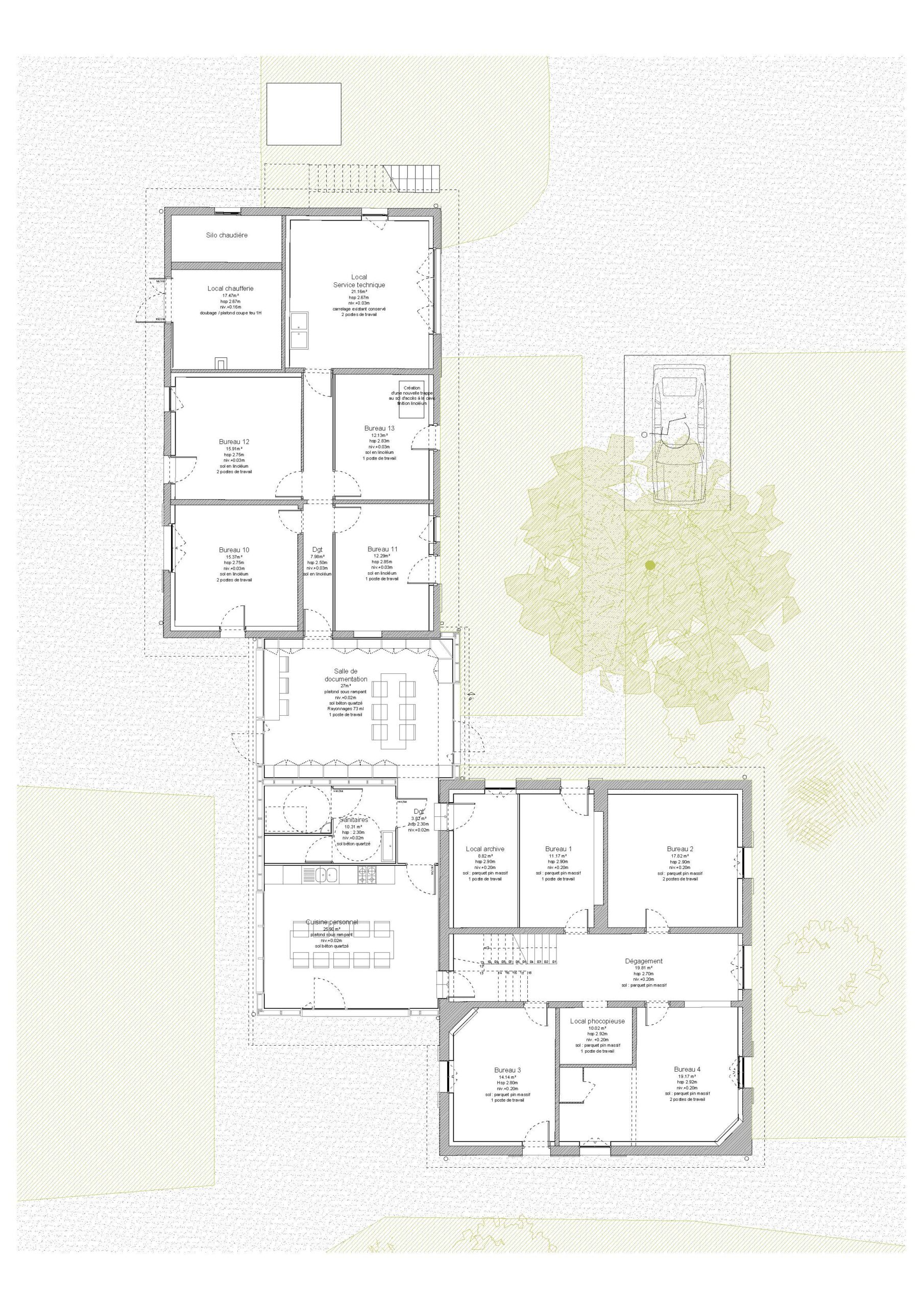 Plan rdc / Besson Bolze