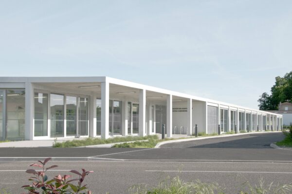 vue de l'entrée du site / Ludovic Lubiato