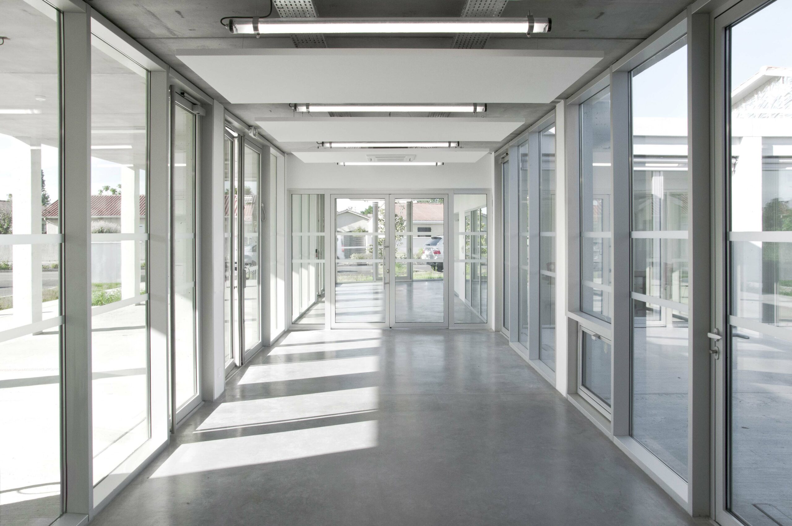 vue du hall d'accueil / Ludovic Lubiato