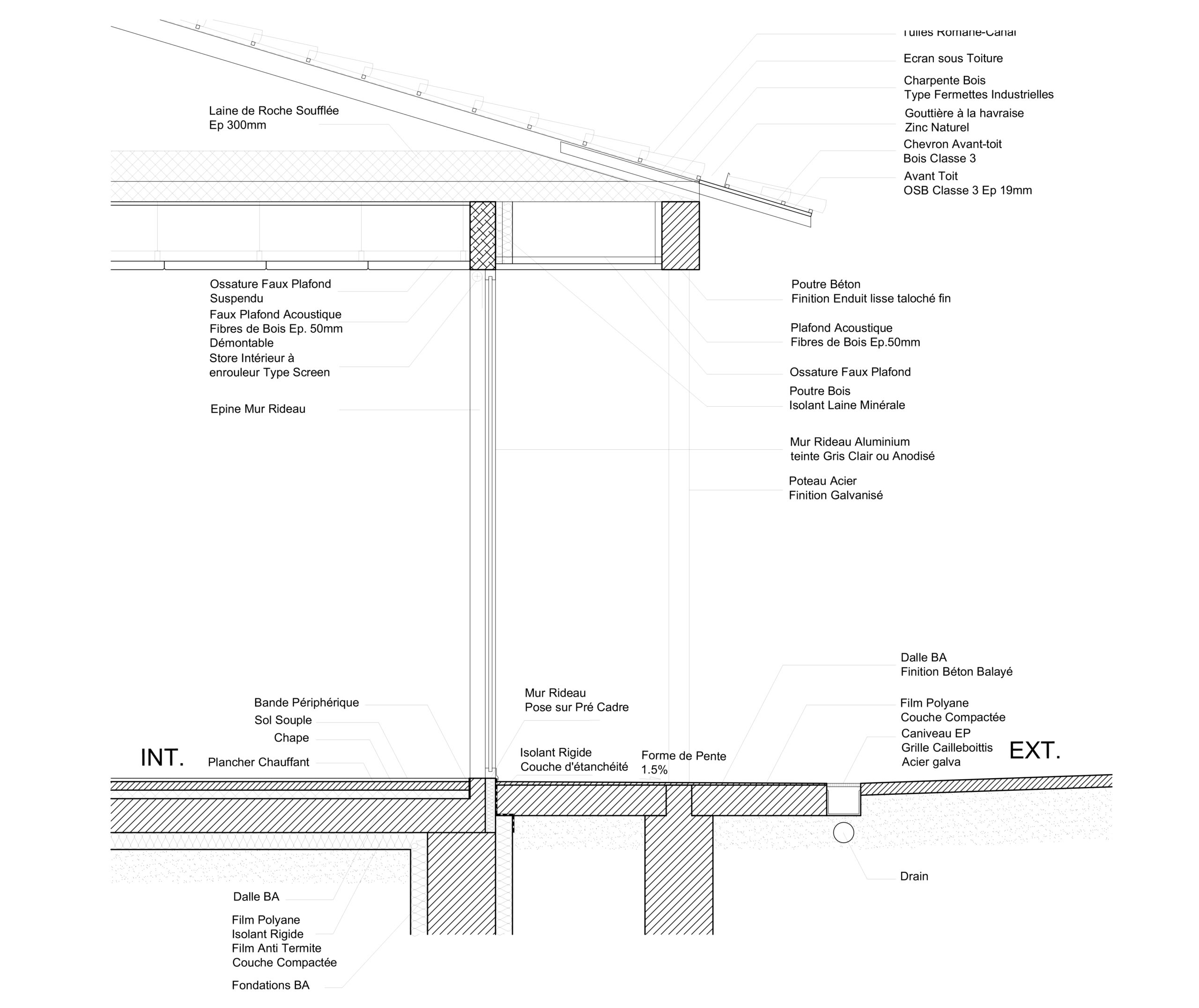 GVA BISCARROSSE DETAIL FACADE / GERALDINE VALOIS ARCHITECTURE
