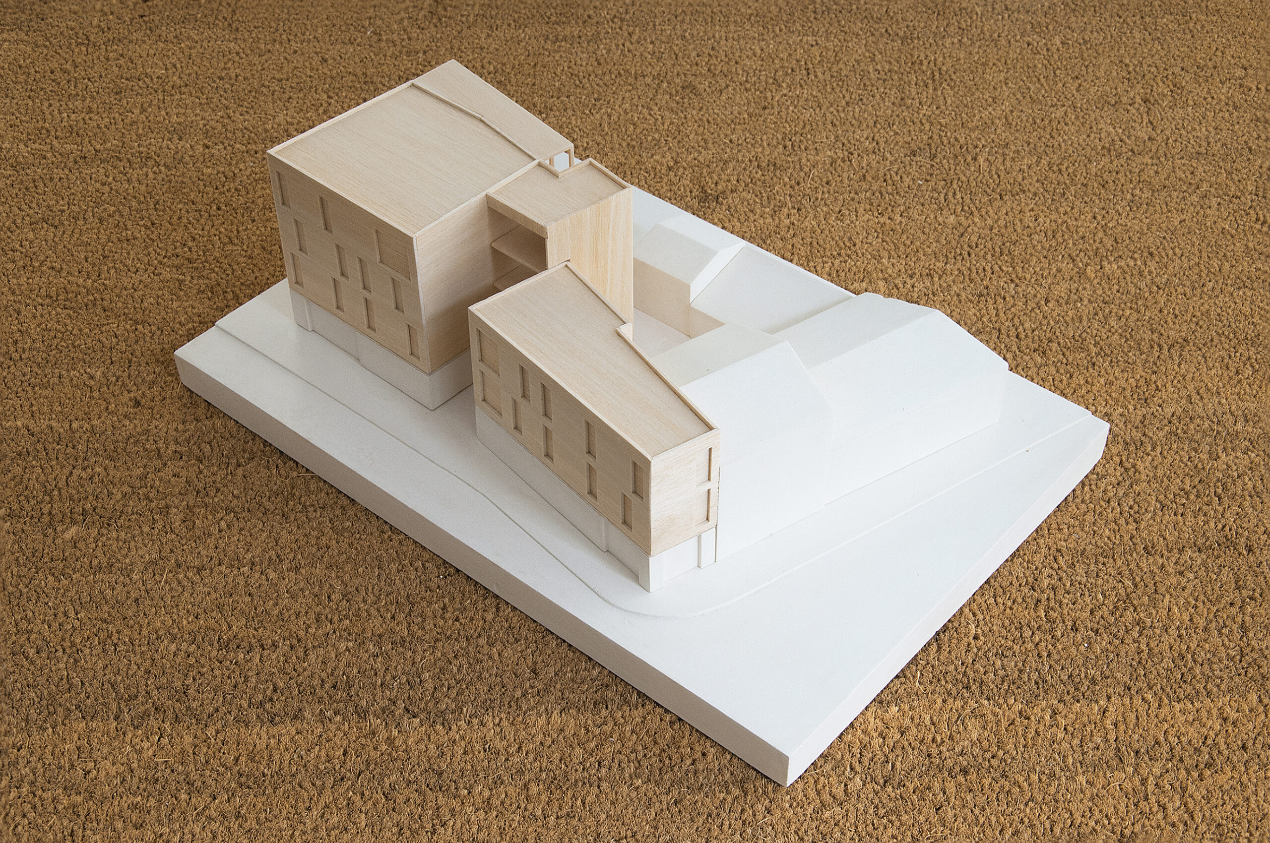 vue maquette façade rue gambetta / esnardsanz architectes