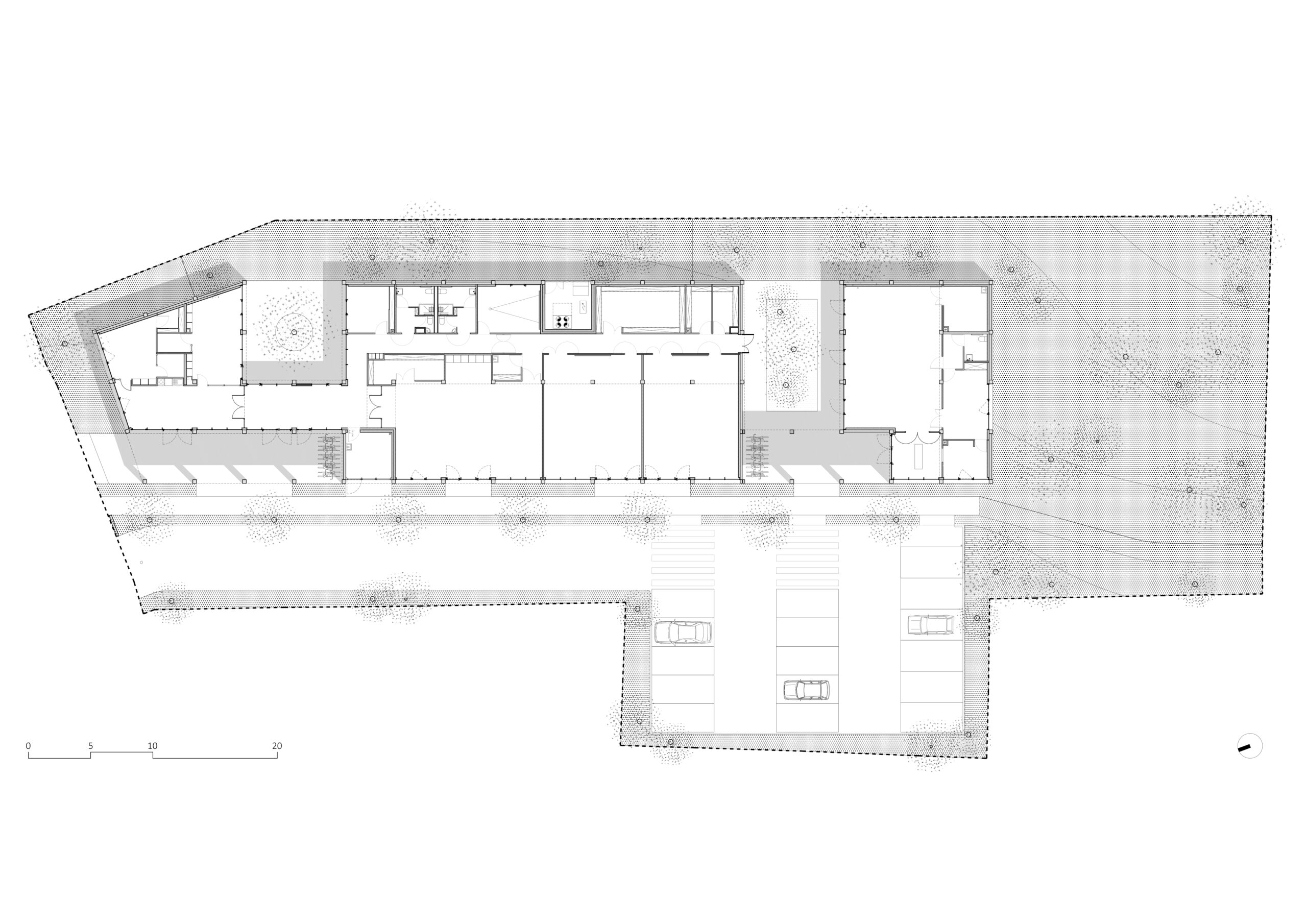 plan du rez-de-chaussée / esnardsanz architectes