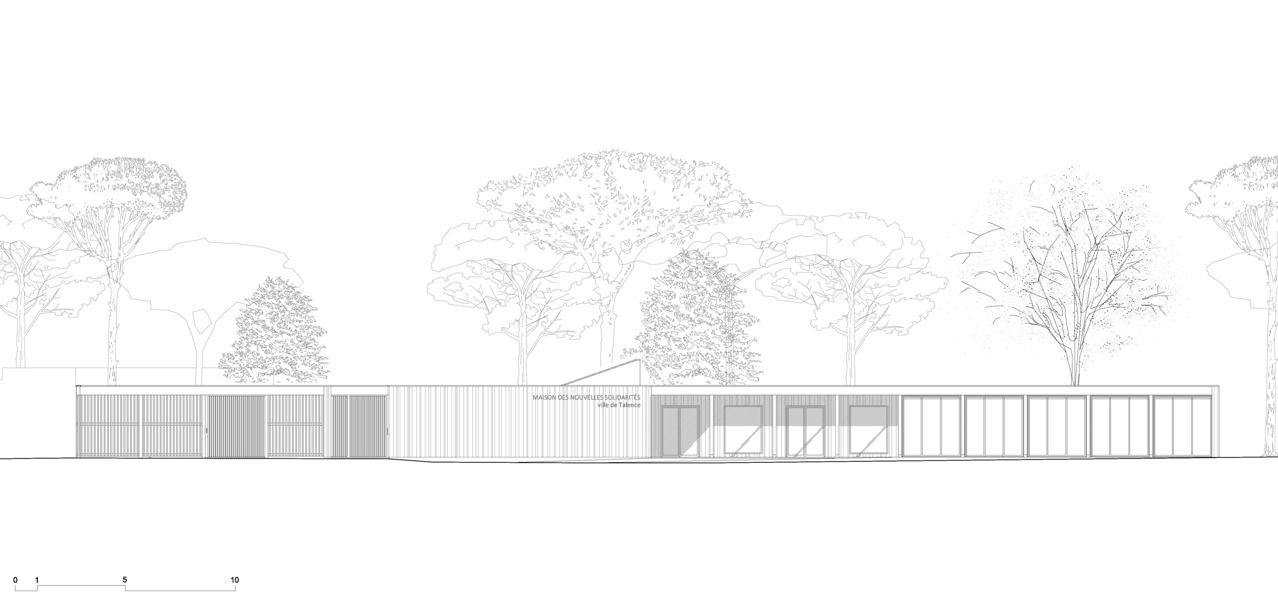 façade sud / esnardsanz architectes