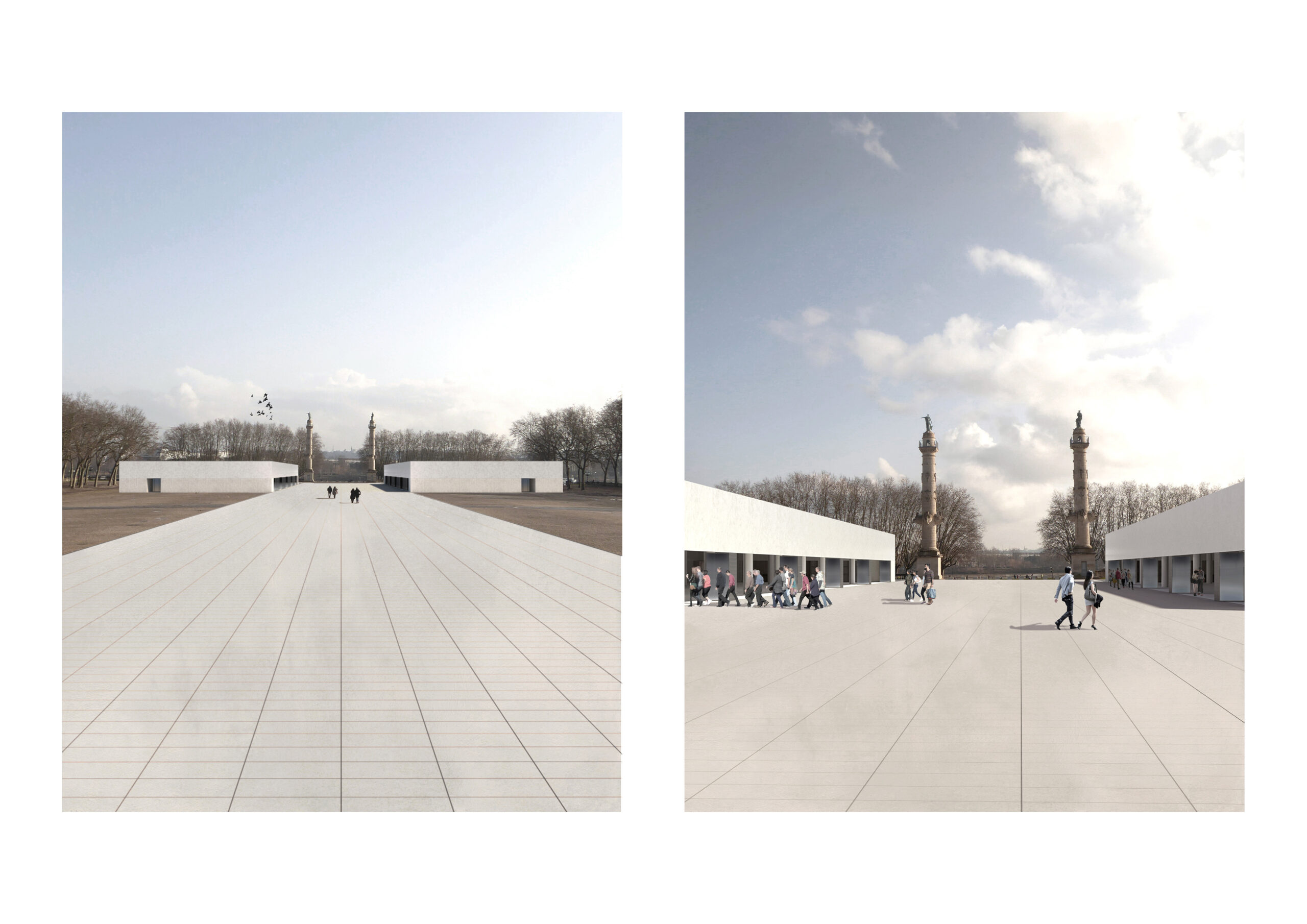Affirmer l'axe monumental / Vincent Miquelestorena Lavocat