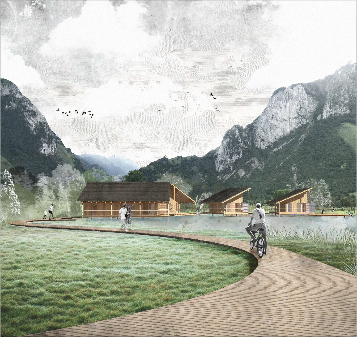 Cabanes - refuge / Marie Werbrouck