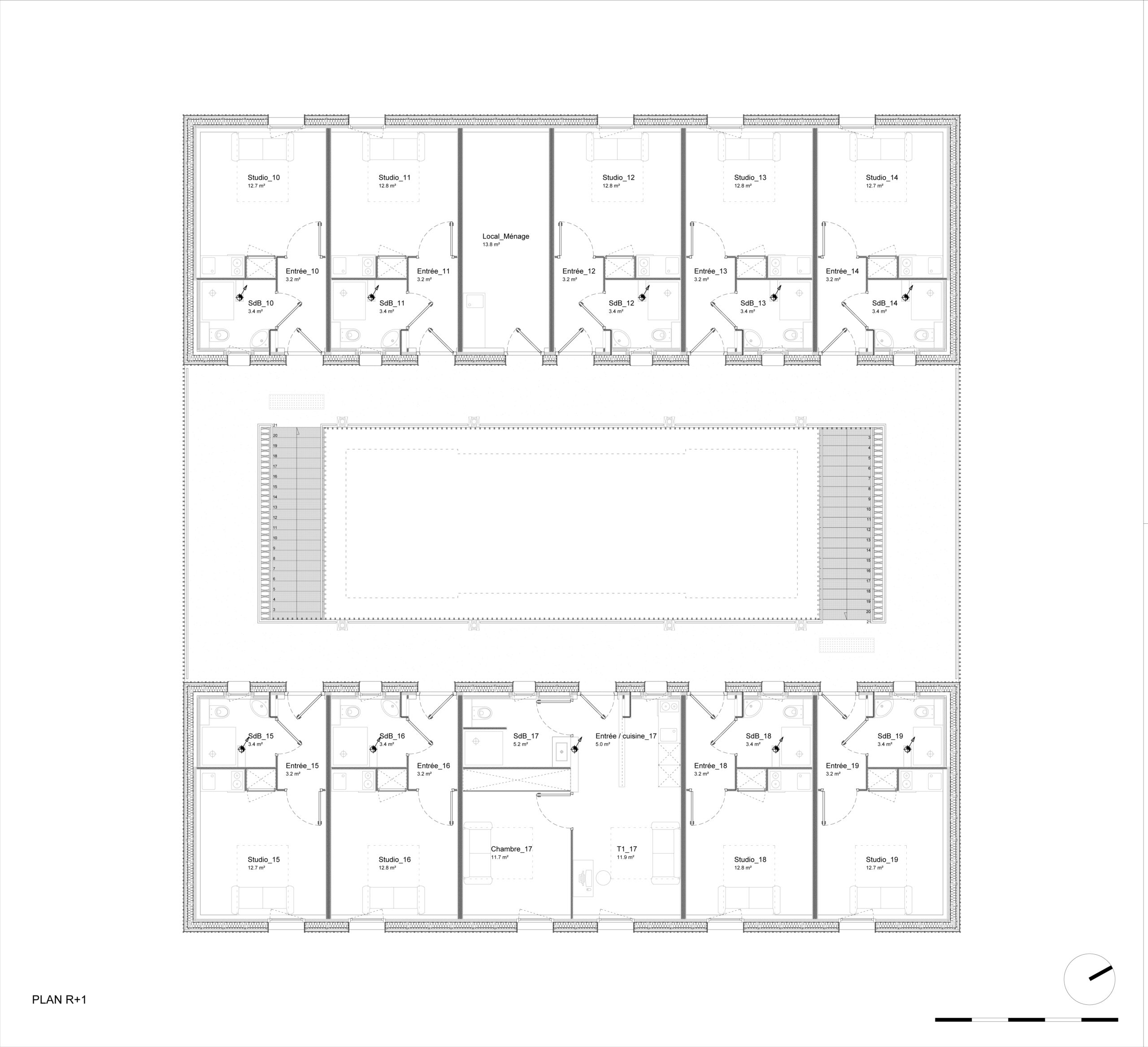 Plan de l'étage / THA