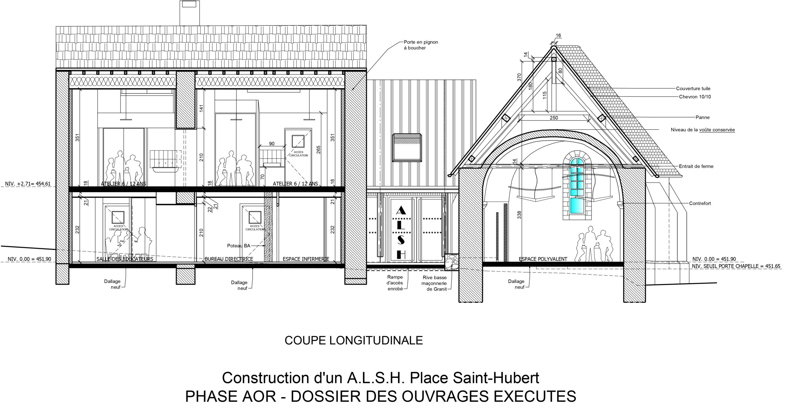 Coupe Longitudinale sur passage / Anne Jugi