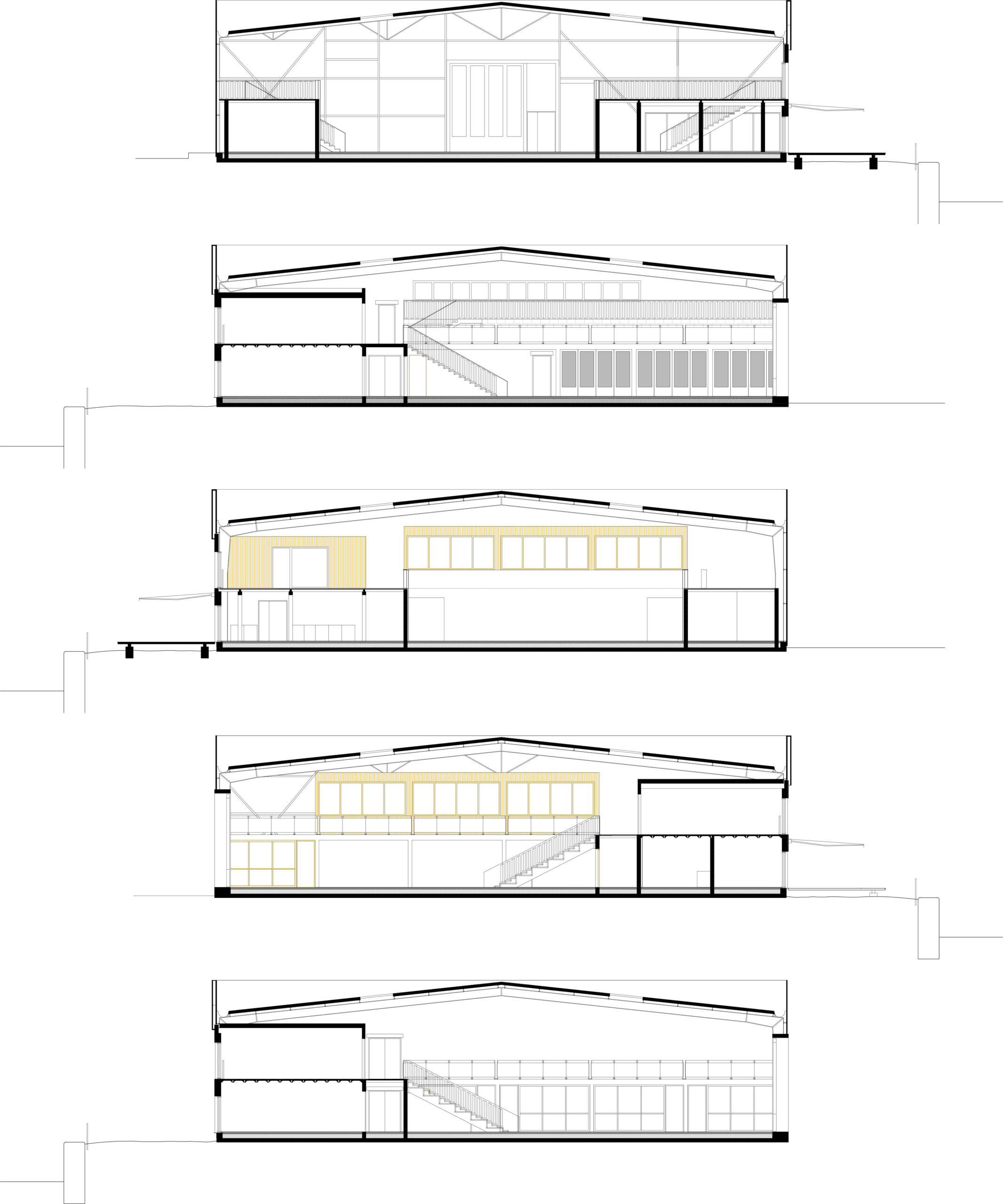 coupes transversales / Lna