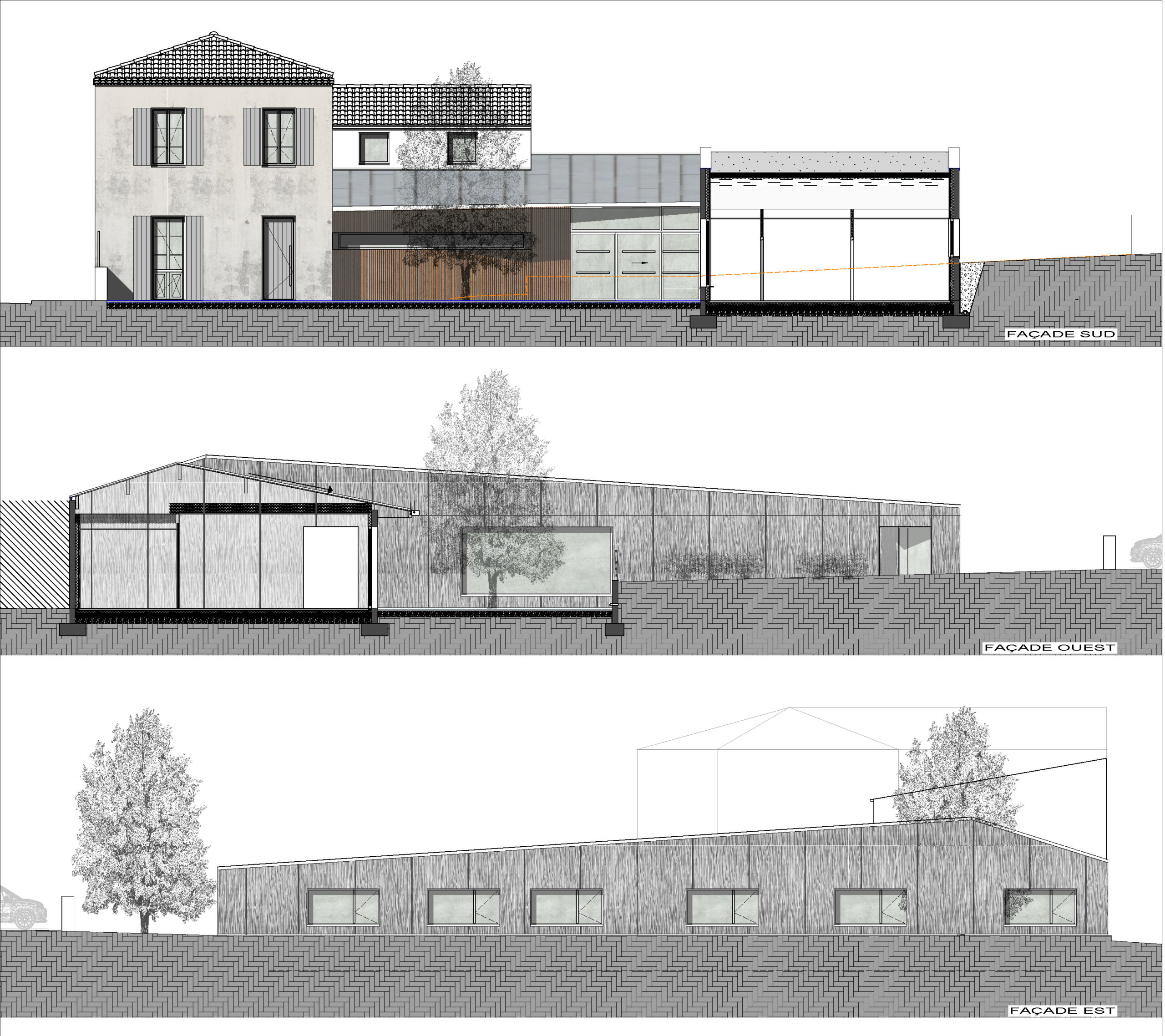FACADES - COUPES / AMP Architecture