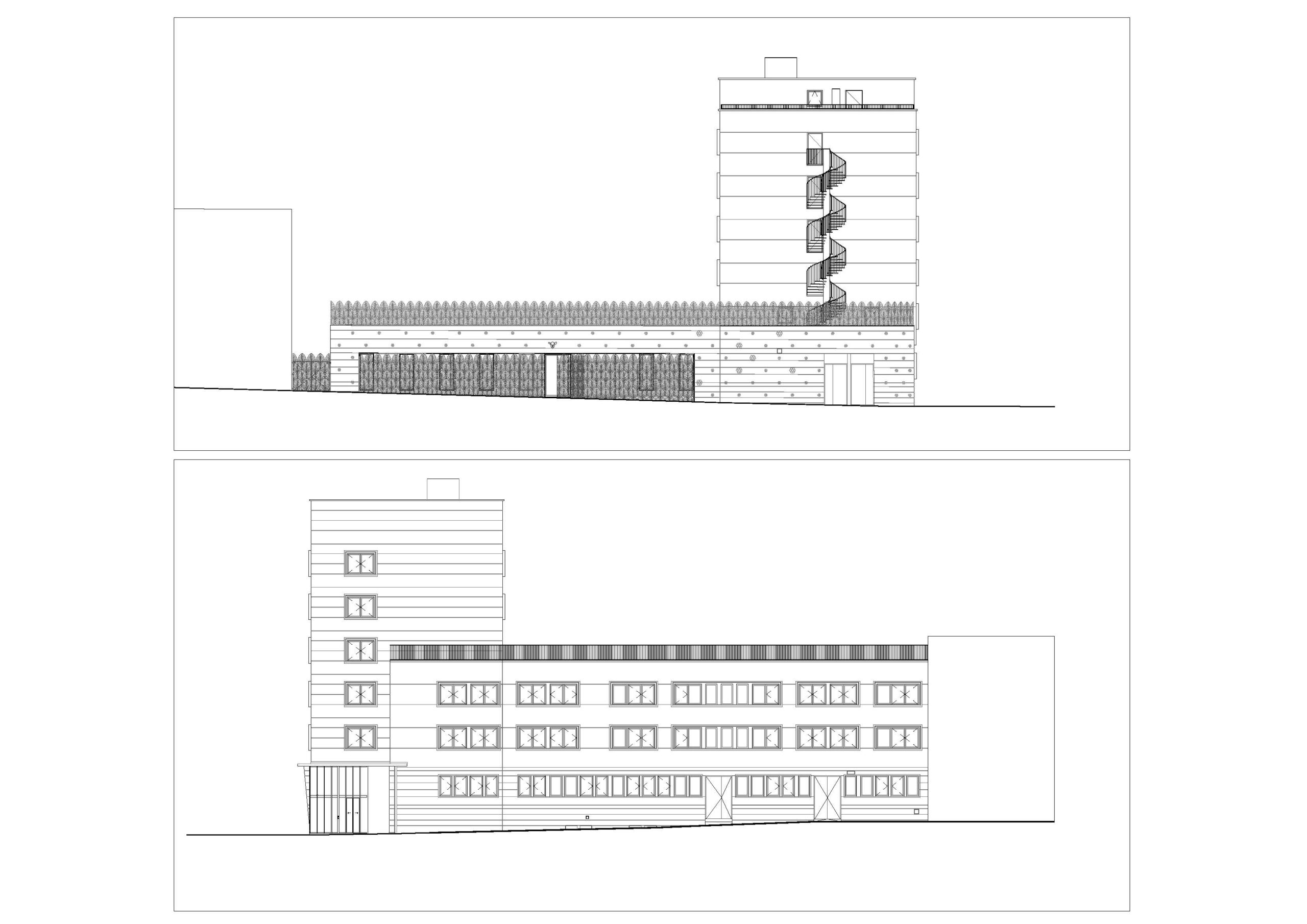 Façade sud / Façade Est / Schurdi-Levraud Architecture