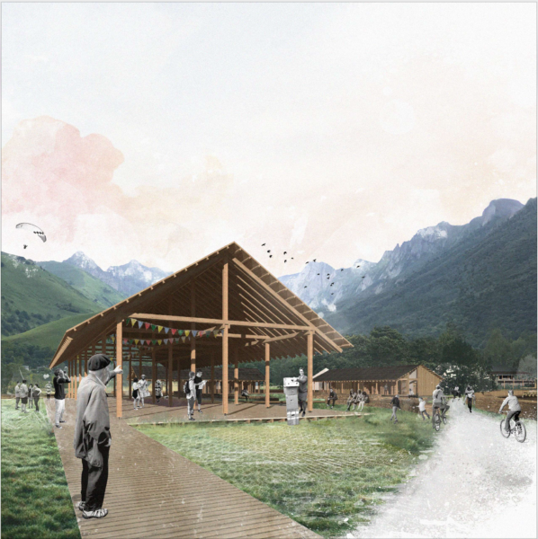 Halle au coeur du vallon  / Marie Werbrouck