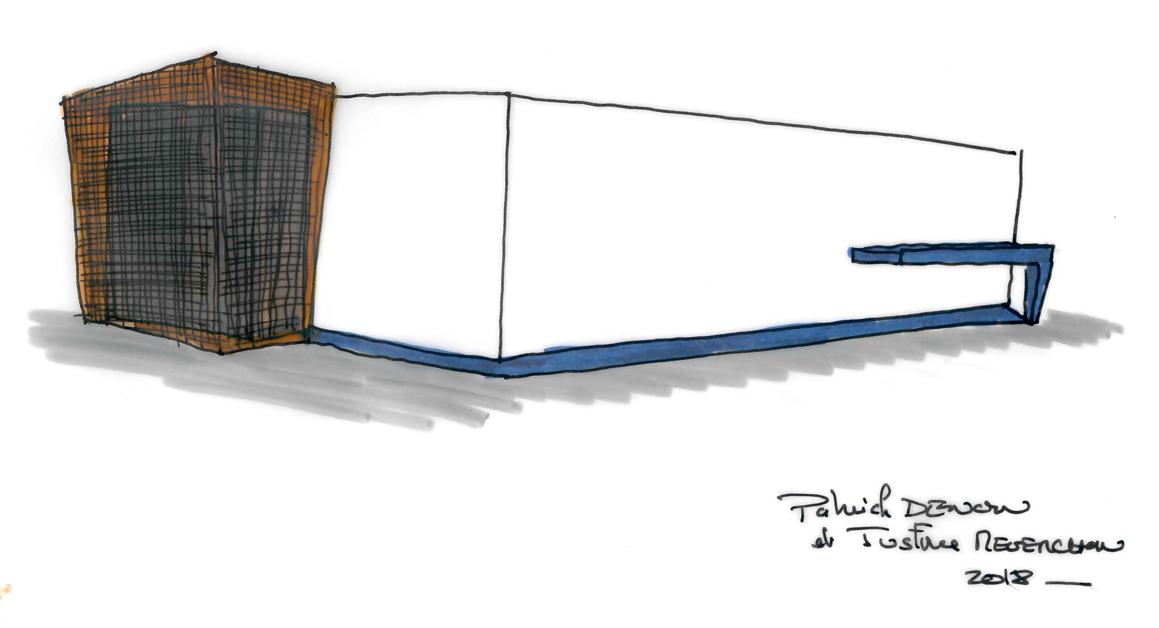 Croquis IUTB8 / Justine Reverchon Architecte et Patrick Denon Architecte