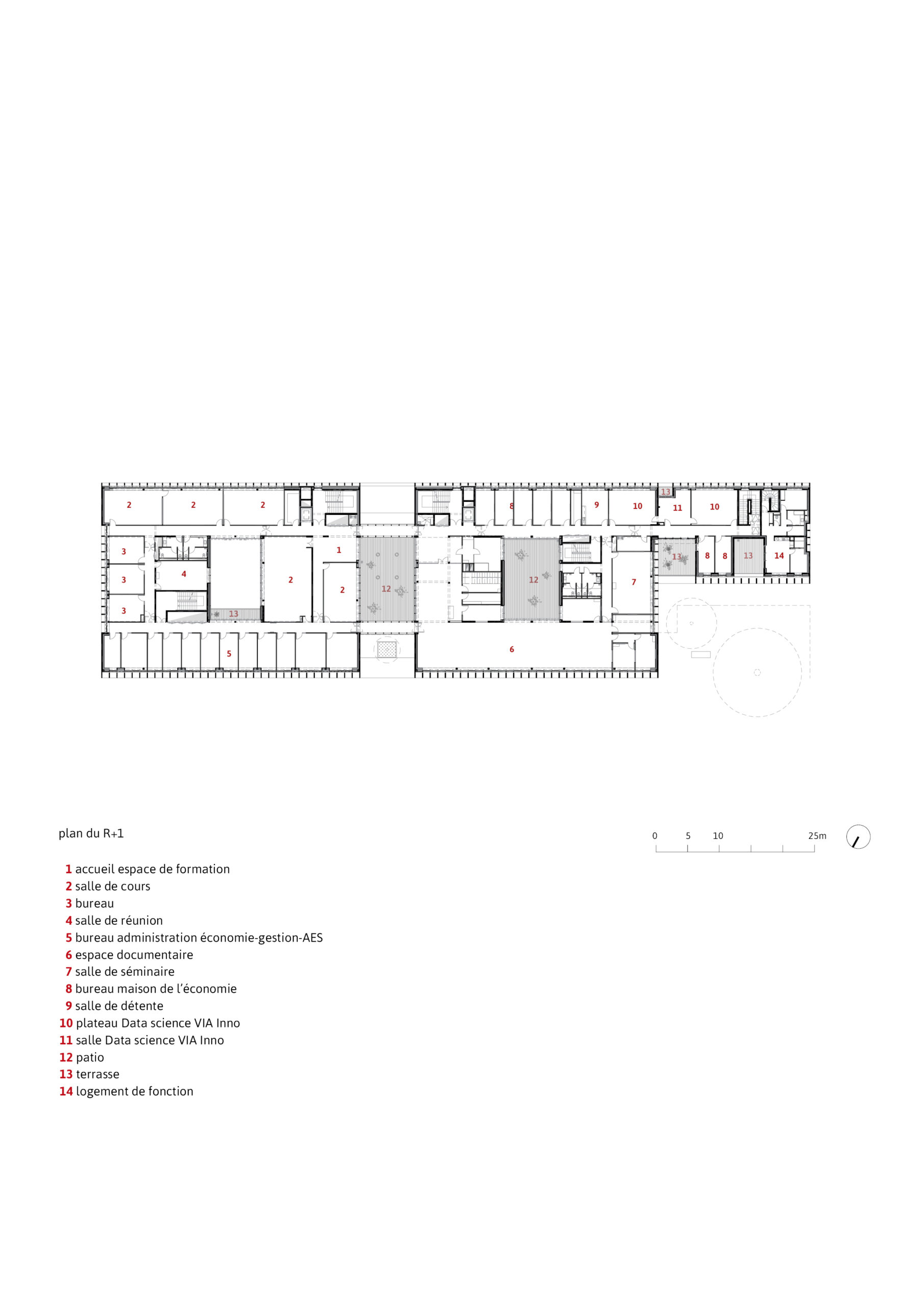 plan R+1 / MHJV